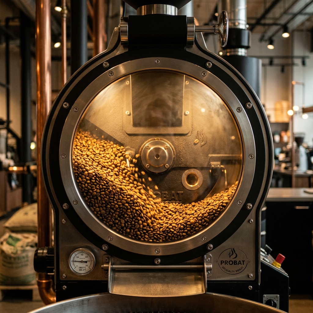 Tostado de granos de café